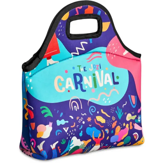 Hoppla Hobie Neoprene Lunch Cooler with Cut Out Handle Branded